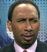 Stephen A. Smith looking his best on ESPN First Take. 